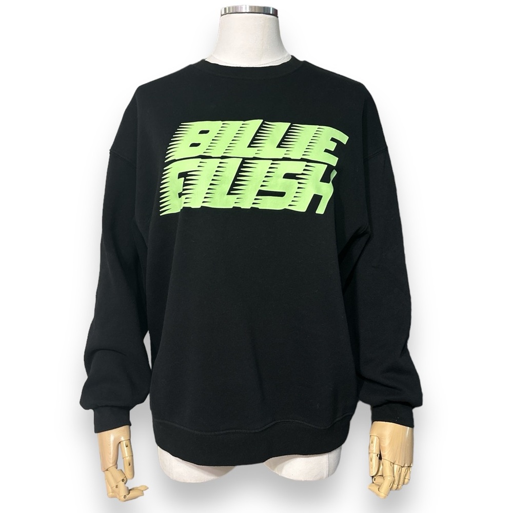DIVIDED by H&M Billie Eilish Blur Spell Out Sweatshirt